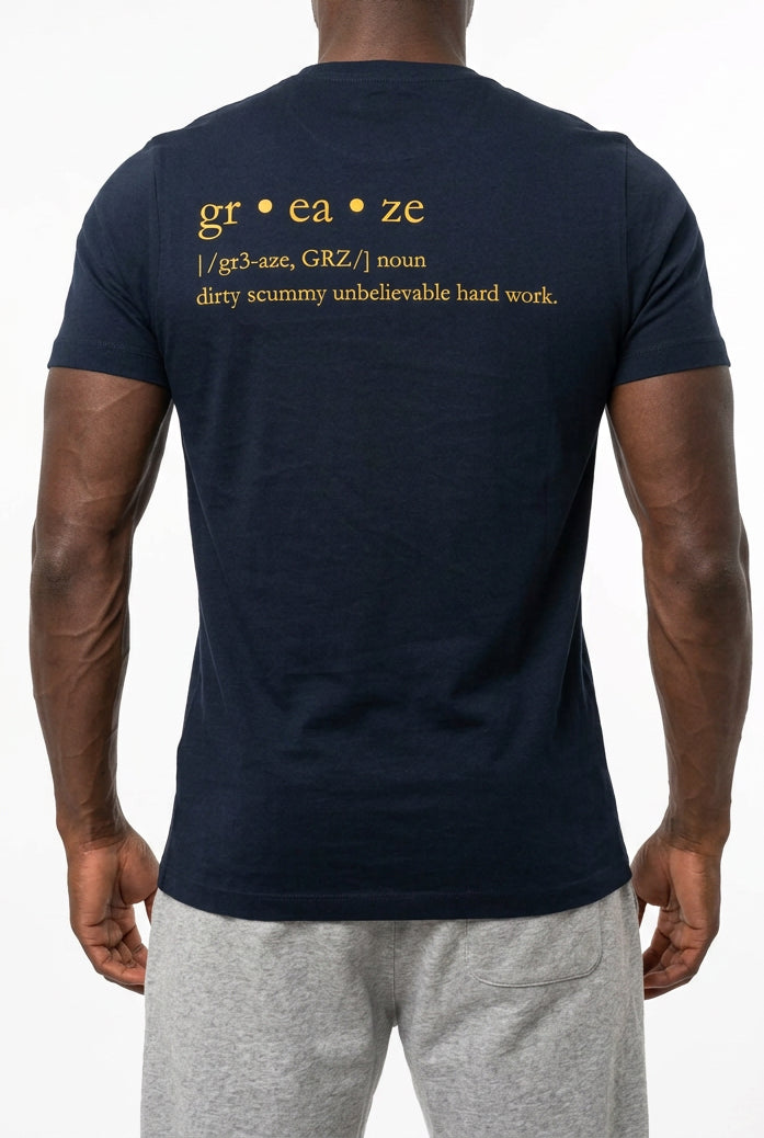 Greaze Definition Navy Tee